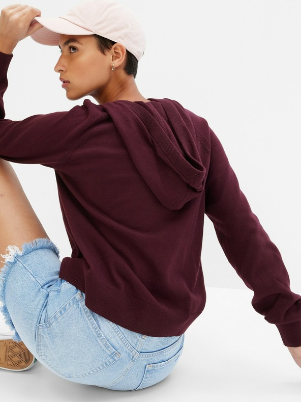 GAP Strickpullover GAP mit Kapuze