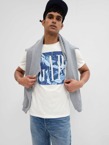 GAP T-Shirt mit Aufdruck und Logo GAP