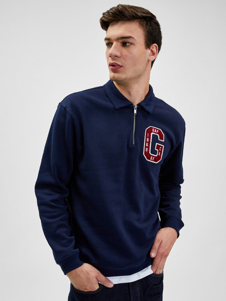 GAP Sweatshirt mit Reißverschlusskragen GAP