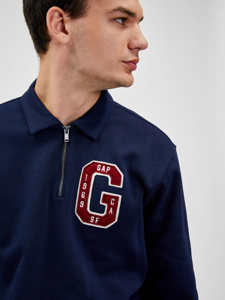 GAP Sweatshirt mit Reißverschlusskragen GAP