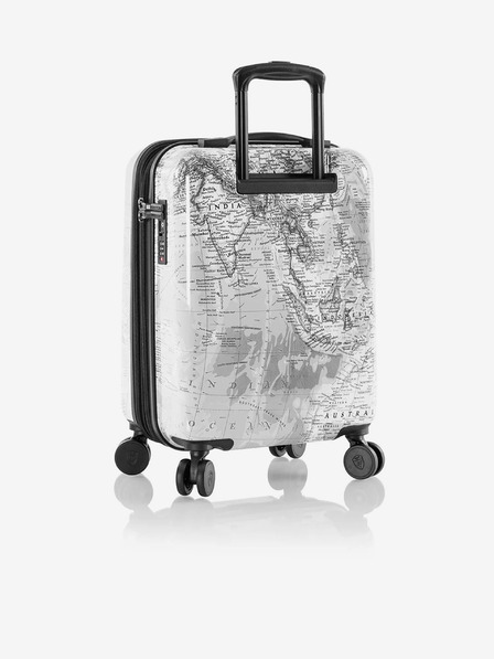 Heys Schwarz-weiß gemusterter Reisekoffer Heys Journey 3G S