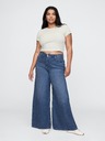 GAP Damen Baggy Jeans Mid Rise UltraSoft GAP