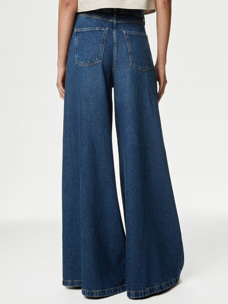 Marks & Spencer Dunkelblaue weit geschnittene Damenjeans von Marks & Spencer