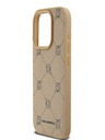 Karl Lagerfeld PU Karl Heads Muster Magsafe Back Cover für iPhone 15 Pro Max Beige Karl Lagerfeld