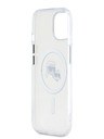 Karl Lagerfeld Karl Lagerfeld IML K&CH Heads Metallrahmen MagSafe Back Cover für iPhone 15 Transparent