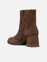 Geox Dunkelbraune Geox Walk Pleasure 55 Damen-Stiefeletten