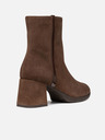 Geox Dunkelbraune Geox Walk Pleasure 55 Damen-Stiefeletten