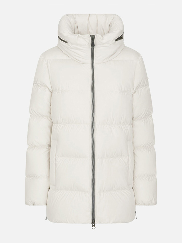 Geox Cremefarbene Damen Daunenjacke Geox Camei