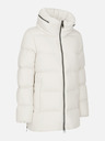 Geox Cremefarbene Damen Daunenjacke Geox Camei