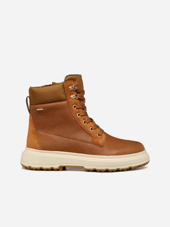 Geox Braun Damen Geox Lamide+Grip ABX Stiefelette