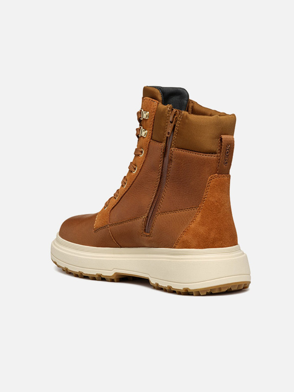 Geox Braun Damen Geox Lamide+Grip ABX Stiefelette