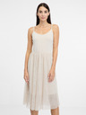 Orsay Cremefarbenes Damen-Midikleid ORSAY