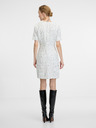Orsay Cremefarbenes knielanges Damenkleid ORSAY