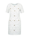 Orsay Cremefarbenes knielanges Damenkleid ORSAY