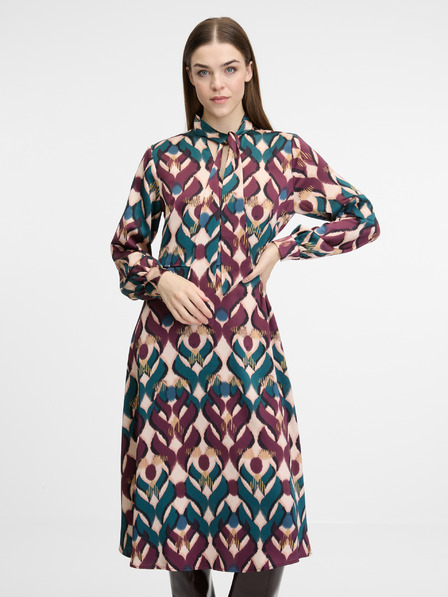 Orsay Braunes Damen-Midikleid ORSAY