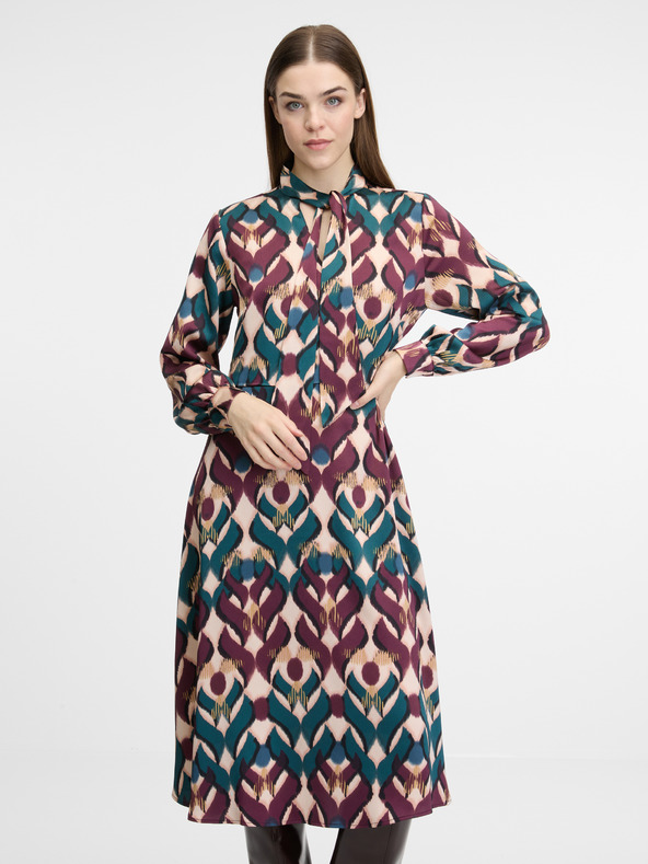 Orsay Braunes Damen-Midikleid ORSAY