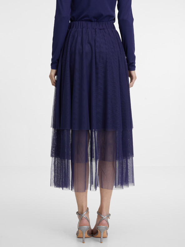 Orsay Dunkelblauer Damen-Midirock ORSAY