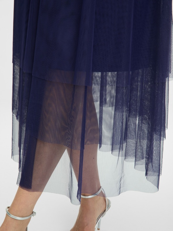 Orsay Dunkelblauer Damen-Midirock ORSAY