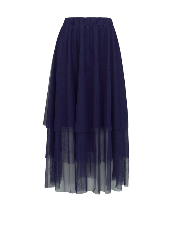 Orsay Dunkelblauer Damen-Midirock ORSAY