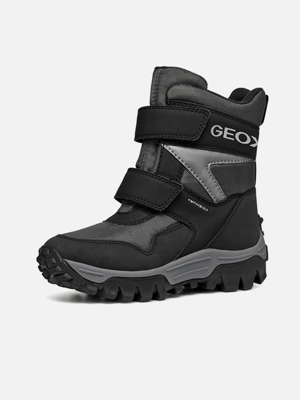Geox Schwarze Jungen-Stiefeletten Geox Himalaya B ABX