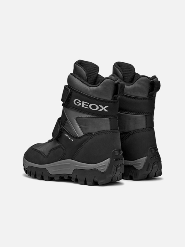 Geox Schwarze Jungen-Stiefeletten Geox Himalaya B ABX