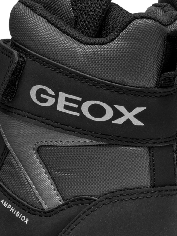 Geox Schwarze Jungen-Stiefeletten Geox Himalaya B ABX