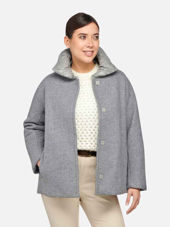 Geox Geox Damen Diamanta Grau Jacke