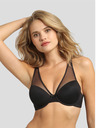 DIM Schwarzer Bügel-BH für Frauen Dim GENEROUS INVISIBLE UNDERWIRE PADDED BRA