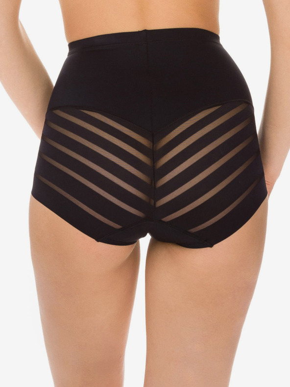 DIM Schwarzer Damen-High Waist Shaping Slip Dim DIAMS CONTROL