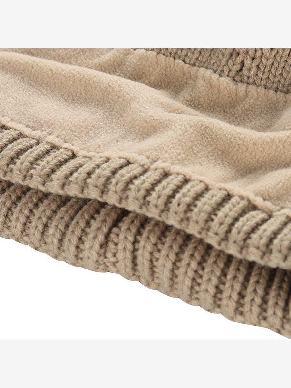 ALPINE PRO Wintermütze mit Bommel ALPINE PRO GODERE weißer Pfeffer