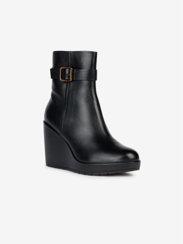 Geox Schwarze Damen Geox Manilva Ankle Boots