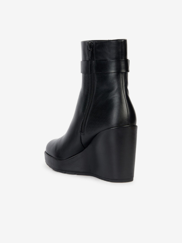 Geox Schwarze Damen Geox Manilva Ankle Boots