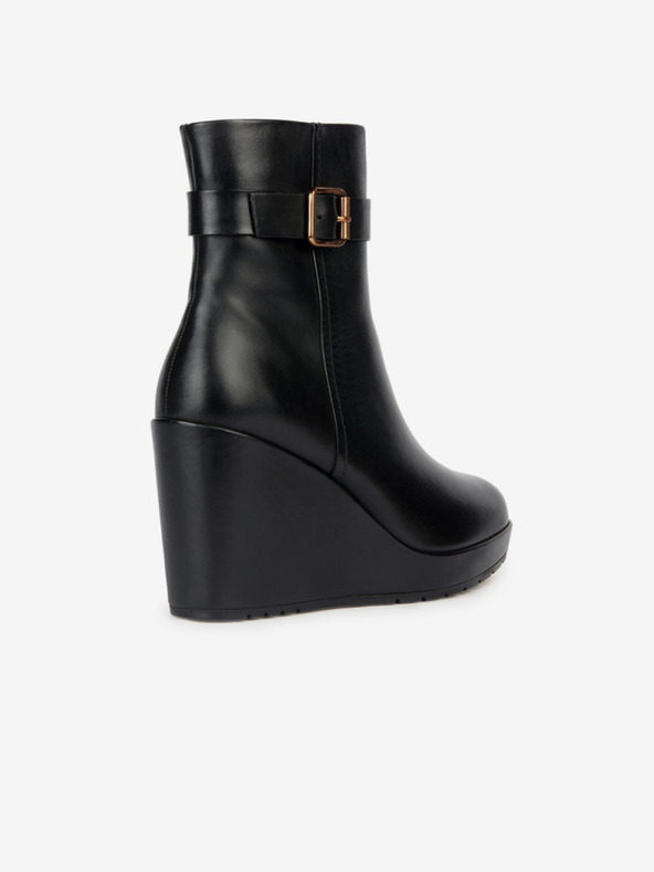 Geox Schwarze Damen Geox Manilva Ankle Boots