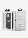 Guess PU 4G Metal Logo Back Cover for iPhone 13 Grey Phone Case