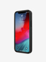 Guess PU 4G Metal Logo Rückseite Hülle für iPhone 12/12 Pro Grau Handyhülle