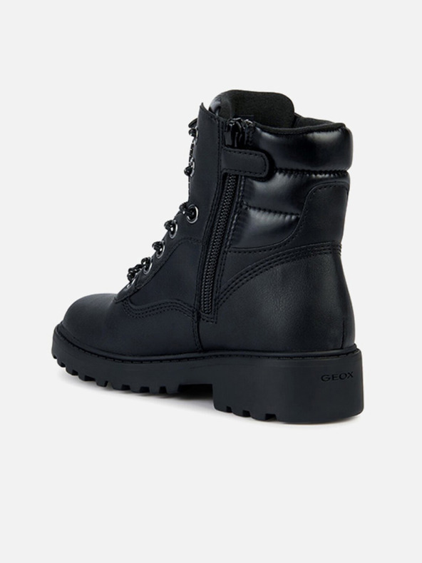 Geox Schwarze Mädchen-Stiefeletten Geox Casey B ABX