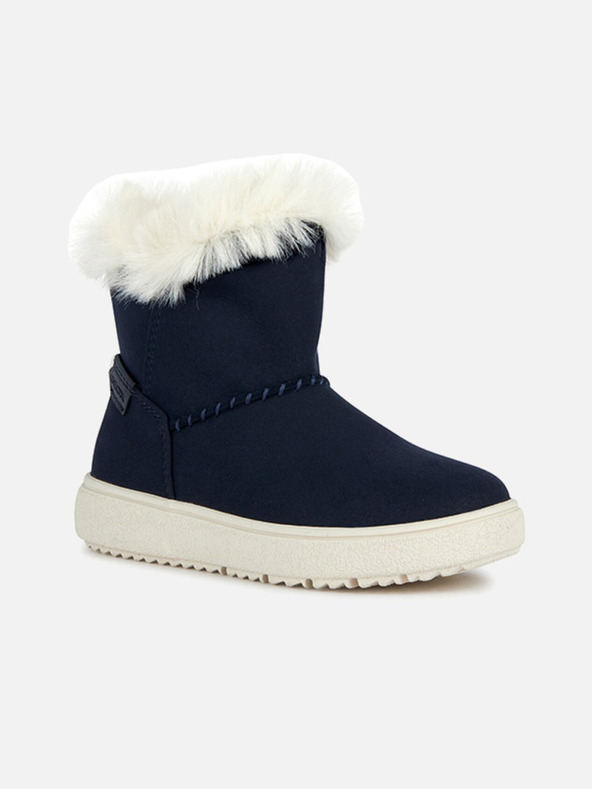 Geox Dunkelblaue Mädchen-Stiefeletten Geox Theleven