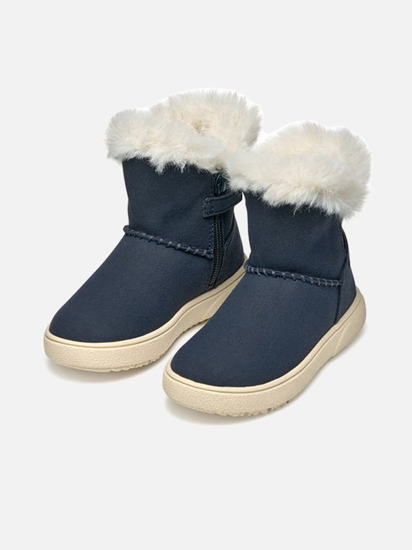 Geox Dunkelblaue Mädchen-Stiefeletten Geox Theleven