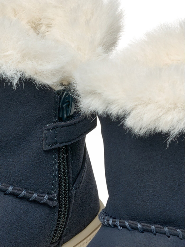 Geox Dunkelblaue Mädchen-Stiefeletten Geox Theleven