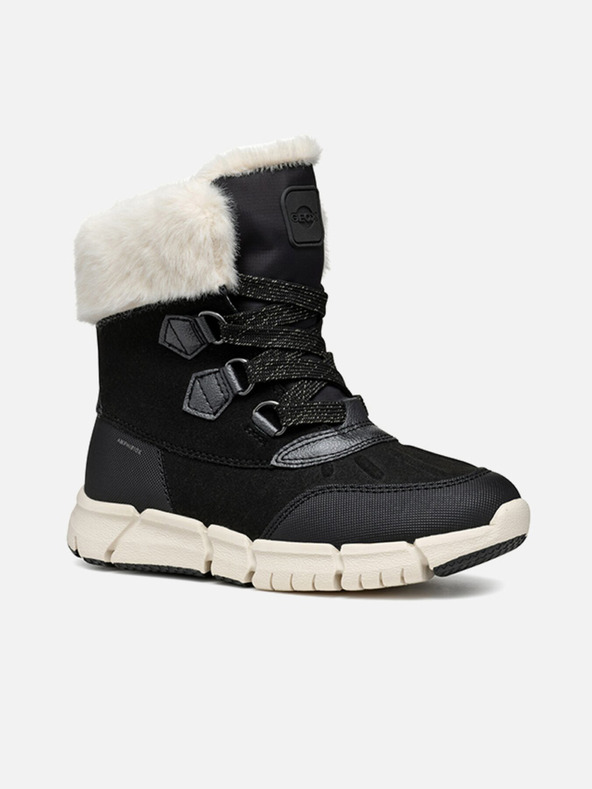 Geox Schwarze Geox Flexiper B AB Stiefeletten für Mädchen
