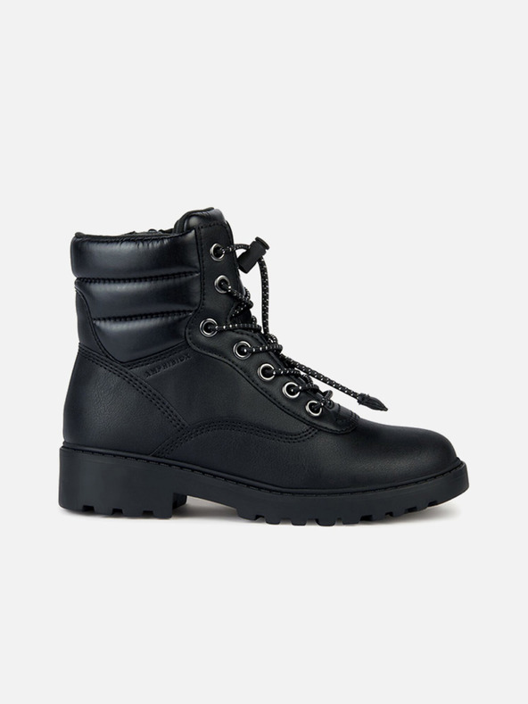 Geox Schwarze Mädchen-Stiefeletten Geox Casey B ABX