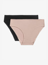 DIM Dim Body Touch Midi Slip Zweier-Set