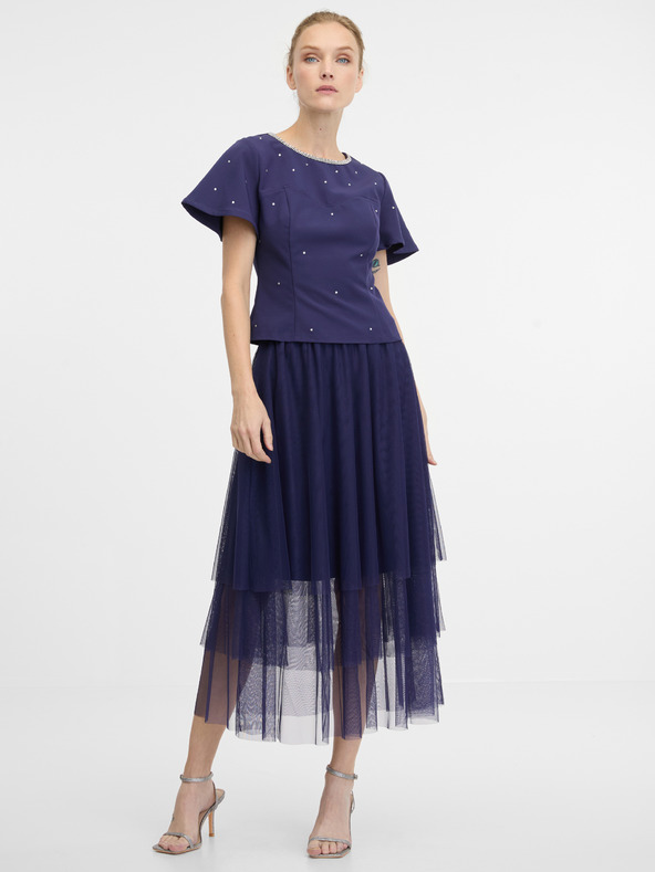 Orsay Dunkelblaue Damenbluse ORSAY