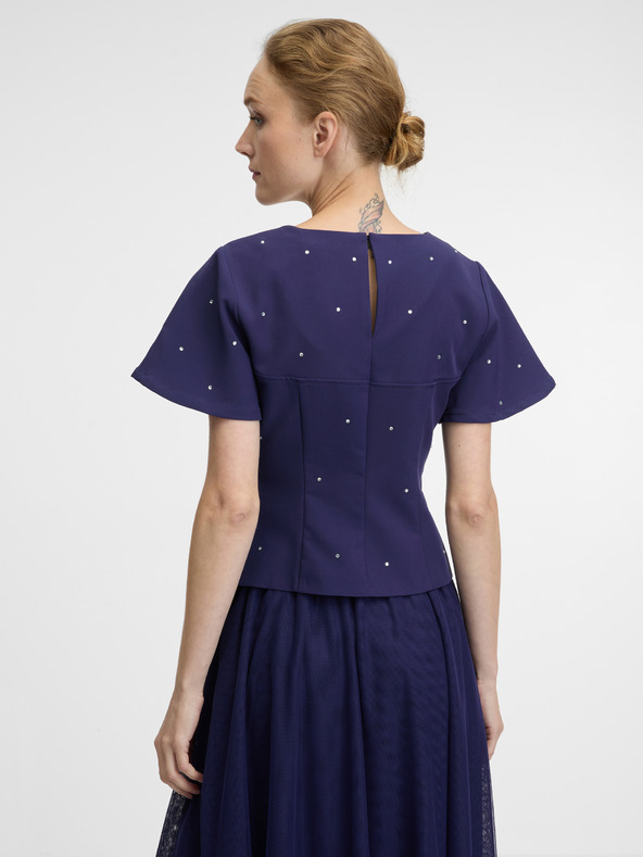 Orsay Dunkelblaue Damenbluse ORSAY