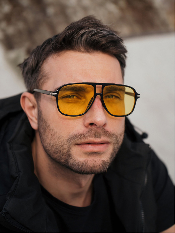 VEYREY Schwarze VeyRey Ghost Sonnenbrille