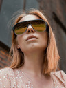 VEYREY VeyRey Milti Polarisierte Sonnenbrille Oval Grüne Gläser Universal