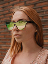 VEYREY VeyRey Sonnenbrille Orin Polarized Sonnenbrille Semi-Framed Orange Gläser Universal