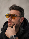 VEYREY VeryRey Ghost Sonnenbrille Pilot Orange