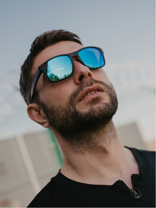 VEYREY VeyRey Herren Wassersport Polarisierte Sonnenbrille Artunor Schwarz Universal Floating Sunglasses