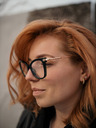 VEYREY Schwarz und Gold Frauen Blau Licht Blocking Sonnenbrille VeyRey Buster